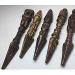 Set of 5 Hand Carved Phurbar magicians daggars