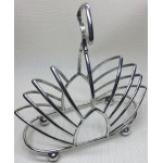 1 EPNS Ball footed Toast stand