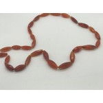 21 Brown Carnelian Beads