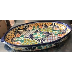 Moroccan Hand Painted Serving Plate