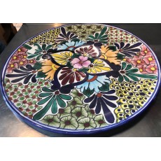 Hand Painted Moroccan Flat Plate