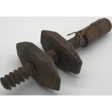 Hand Carved Wooden Vice