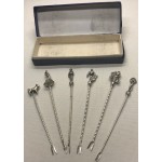 Set of 6 Spanish Silver Snail Forks