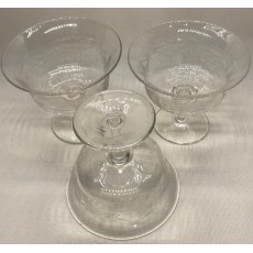 3 patterned Compote Bowls
