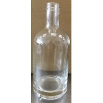 Saveur Glass Spirit bottle, round