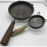 Small Strainer of steel and wood