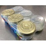Preserving jars 350 mil with lid